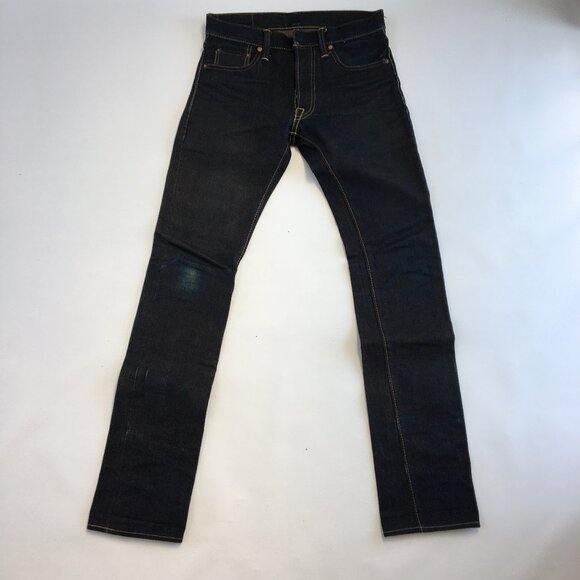 The Strike Gold Japan Slim Tapered 17oz Selvedge Button Fly Jeans 29 - Picture 4 of 12